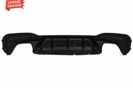 Difuzor Bara Spate BMW Seria 5 G30 G31 (2017+) M5 Design Negru Lucios