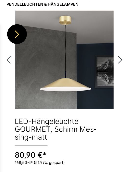 Полилей/Пендел черен; бял; стъкло; бетон, месинг