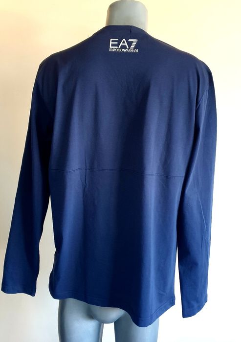 Emporio Armani EA7 Cotton Mens Size XL / 2XL НОВО ОРИГИНАЛ Мъжка Блуза