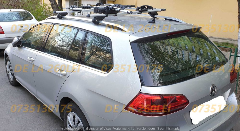 Bare portbagaj ALUMINIU VW Golf Passat Tiguan Touareg T-Roc T-Cross