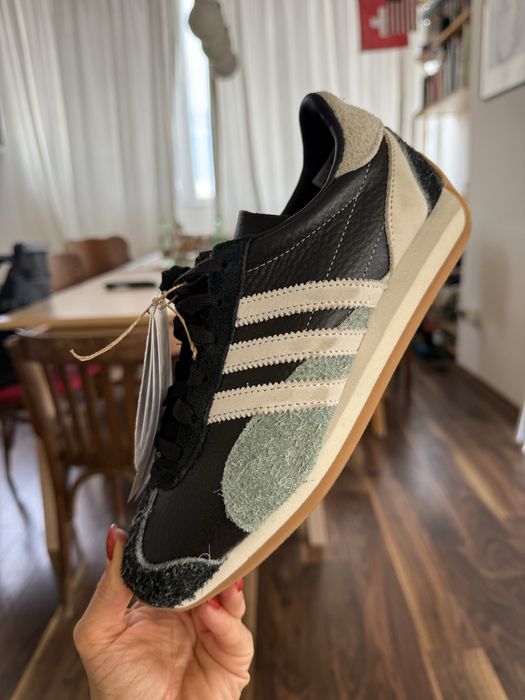Кожени черни Маратонки/Кецове Adidas Country OG black low, 37,5 НОВИ