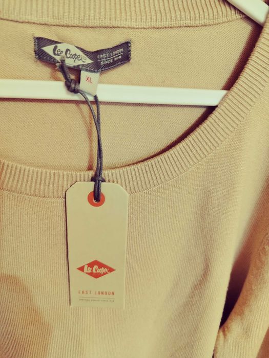 Vând pulover dama bej, KVL, Lee Cooper, nou cu etichetă mărimea XL