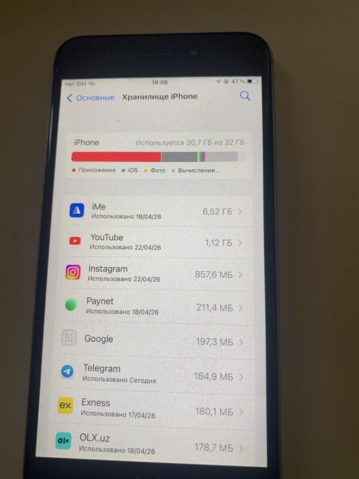 Iphone 6s plus 32gb