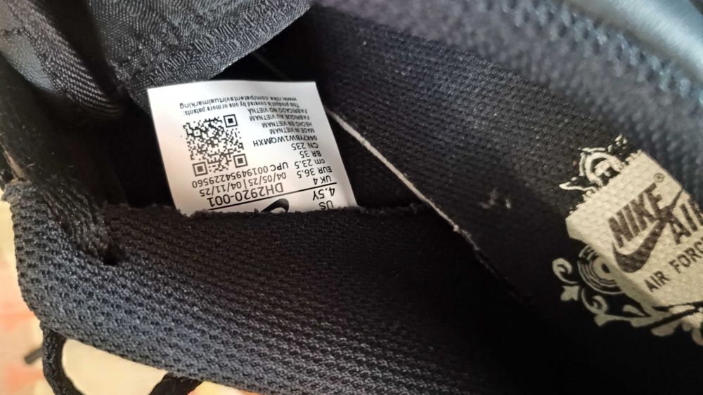 Nike Air force 1 номер 36,5
