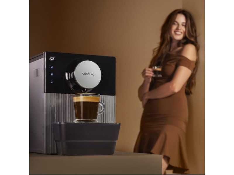 Кафеавтомат Cecotec Cremmaet Cube - 1350W, 19 bar, Черен
