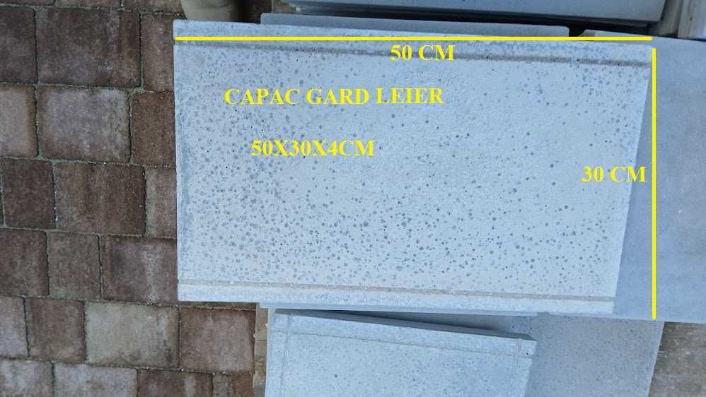 Vând capace de gard și stâlp model LEIER