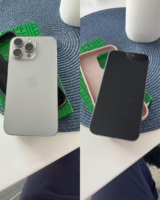 Iphone 15 pro max natural titan/14 pro max purple