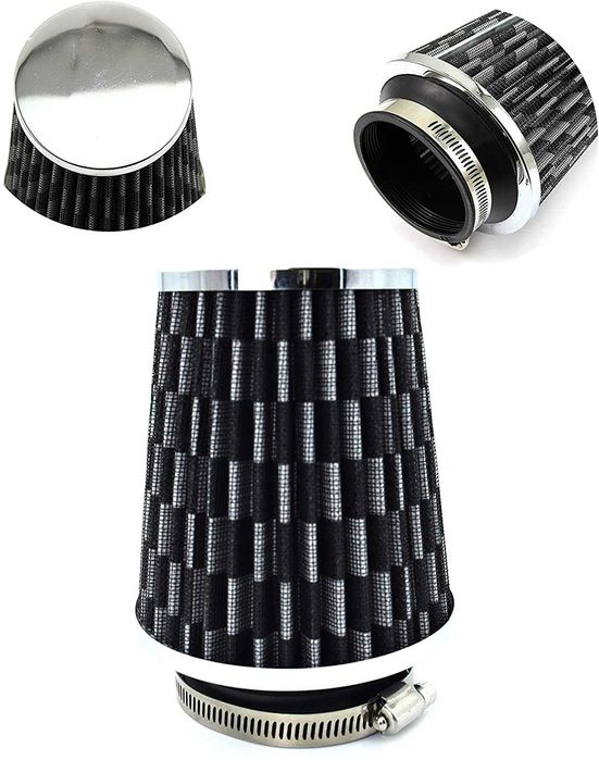 155mm Универсален Спортен Въздушен Филтър За Автомобил Конус НОВ