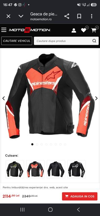 Vand geaca Moto Alpinestars,marime 54 te. 0730725725