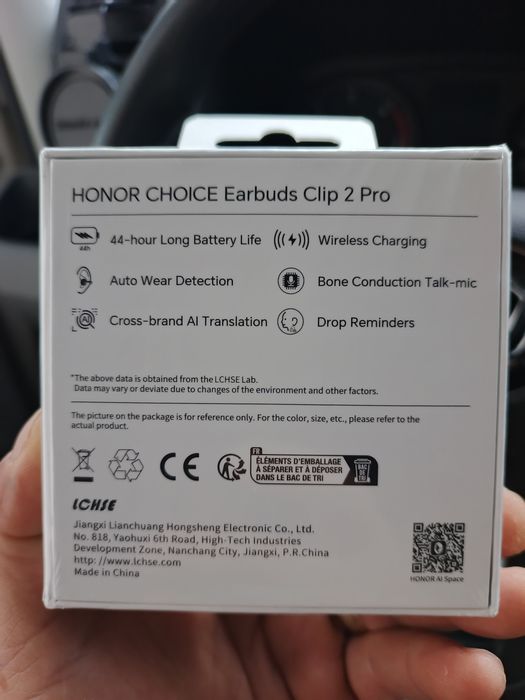 Vând căști Honor Choice Earbuds Clip 2 Pro