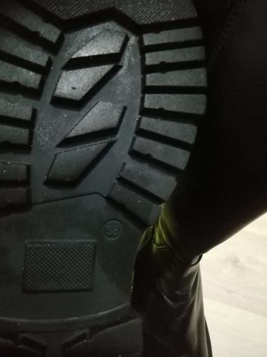 Сапоги женские кожа