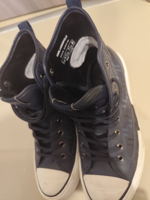 Karl Lagerfeld sneackers high navy blue 41