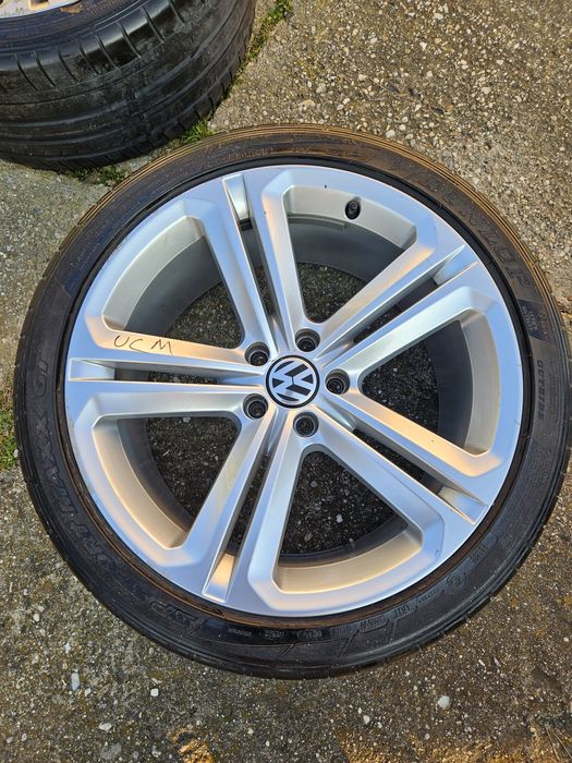 Jante VW Tiguan 19'' cu anvelope vara  Dunlop  255/40/R19
