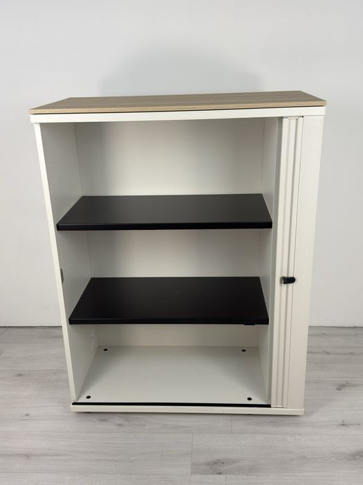 Офисен шкаф етажарка за документи с ролетна щора внос от германия