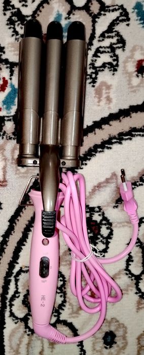 Soch turmaklash uchun mo'ljallangan 3 to'lqinli dazmol (ployka)