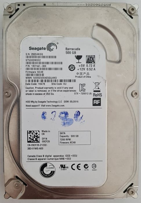 Не рабочие жёсткие диски, харды для ПК и ноутбуков