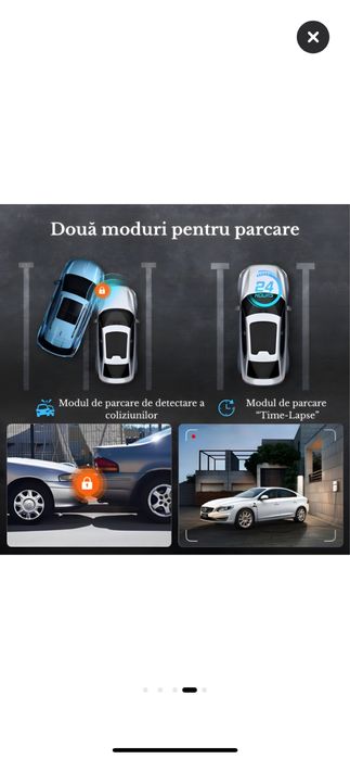 Camera auto dubla 4K + 1080p HD, Premium, unghi de filmare 170 + 140