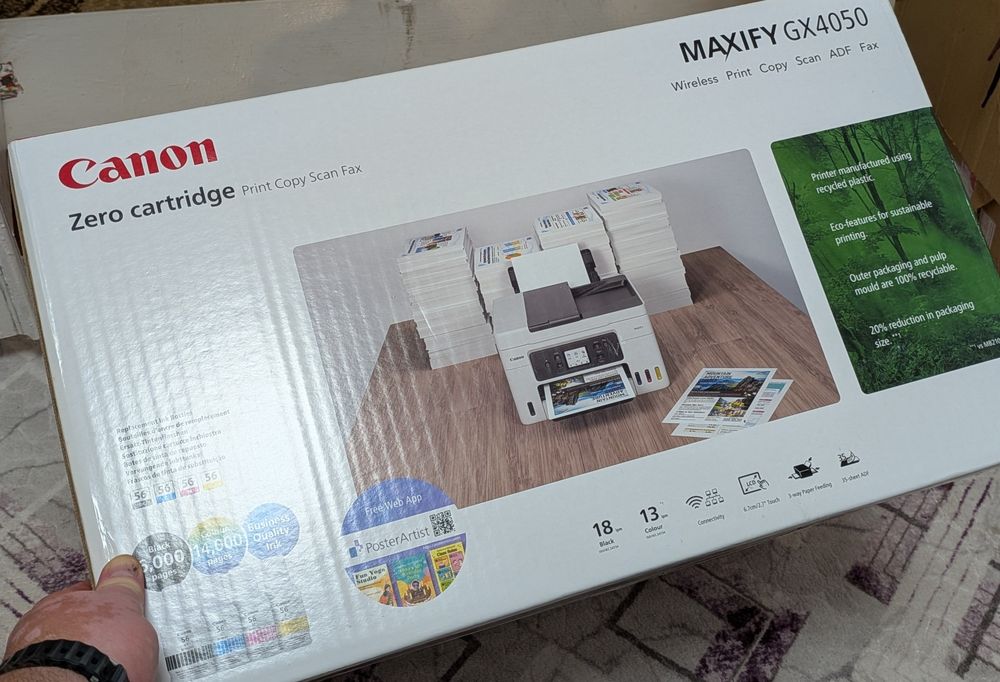 Imprimanta multifunctional Canon Maxify GX4050. produs nou sigilat
