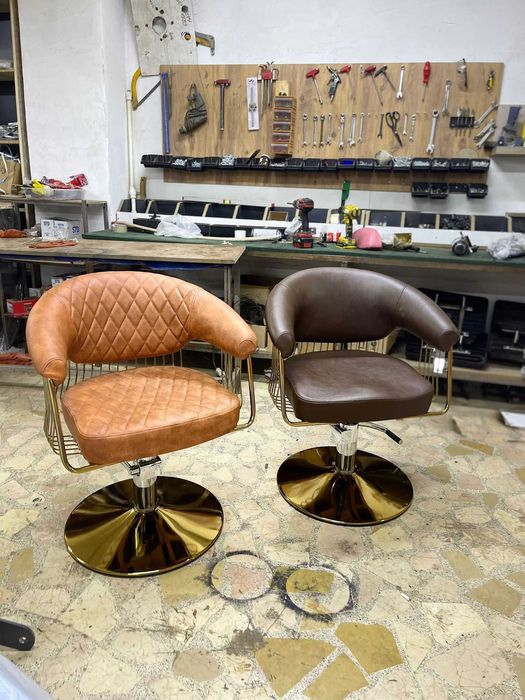 Фризьорски стол с маслен педал .АКЦИЯ!