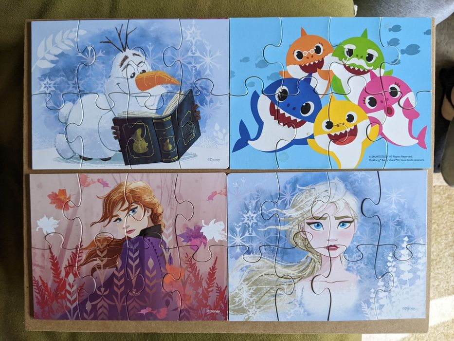 Комплект 10 пъзела в дървена кутия, САЩ