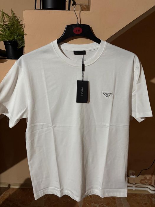 Tricou Prada alb