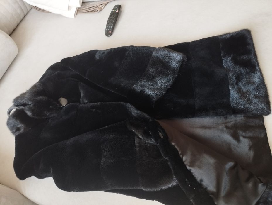 Шуба мутон натуральная