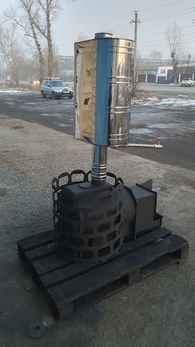 Продам печь для бани на угле
