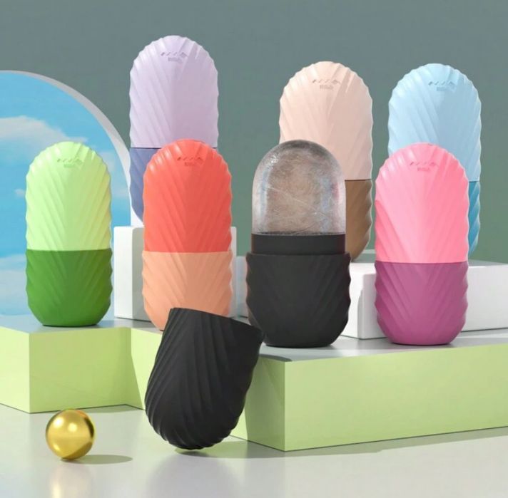 Масажор за лице с лед намаляване на подпухналостта и фините линии