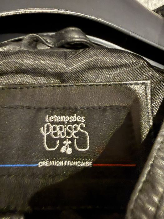 Мъжко кожено яке Le Temps des Cerises Biker / Quilted Leather Jacket