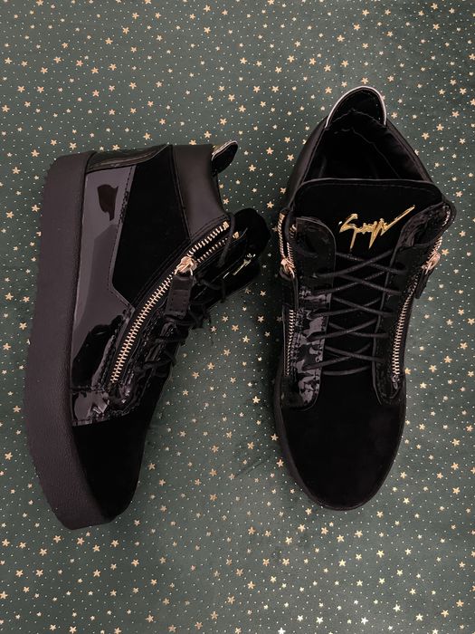 Giuseppe Zanotti Kriss Velvet Mid - Premium Quality , Material Catifea