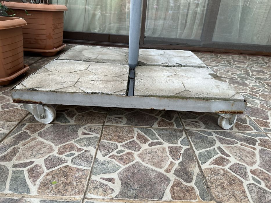 Стойка за градински чадър