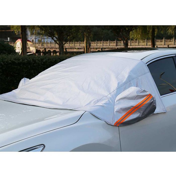 Всесезонно алуминиево покривало за предно стъкло на автомобил