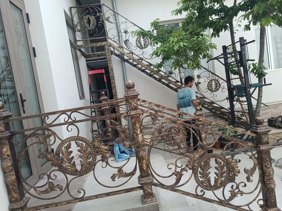 Делаем решетки перила навесы