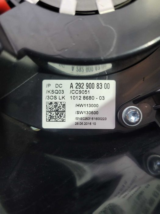 Spira volan Mercedes GLE W292 2017 cod A2929008300