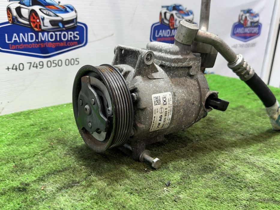 COMPRESOR AC SKODA FABIA AMBIENTE II FAB 1.6 DIESEL 2012 COD OEM 5N0820803E / 6CVC140 / 01140562-0002 / 01140562 / 5N0820803H / HATCHBACK 2007-2014
