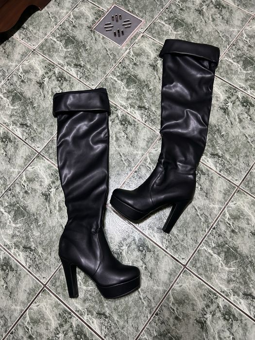 Cizme din piele naturala , marimea 40