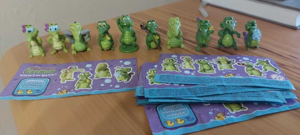 Свомпи крокодильчики Не киндер фигурки игрушки