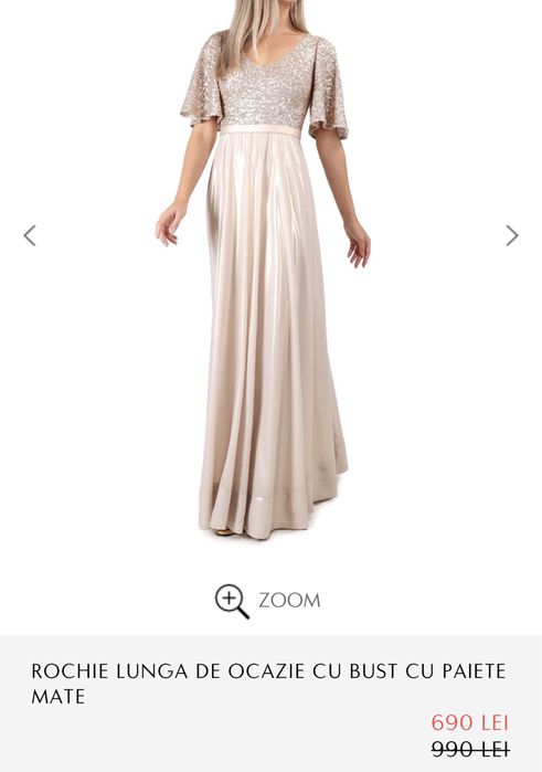 Rochie lunga de ocazie XL. Nouă cu etichetă.
