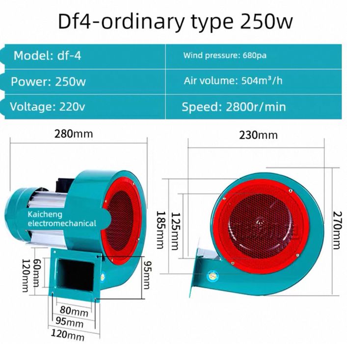 Промвентилятор  Вентиялтор поддув