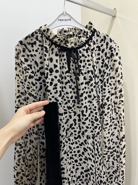 Женское платье с леопардовым принтом турецкого бренда LA JULYET