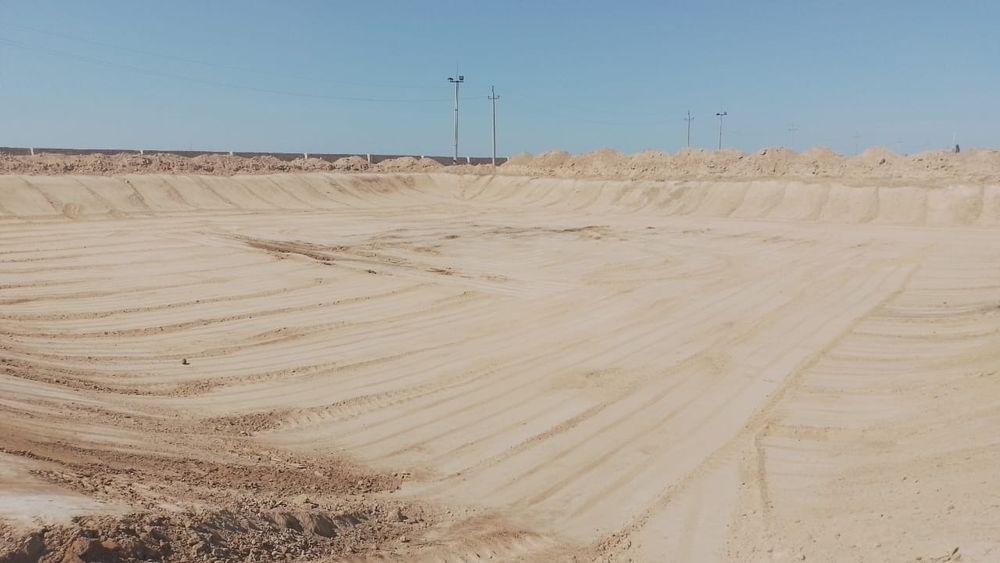 Монтаж геомембраны