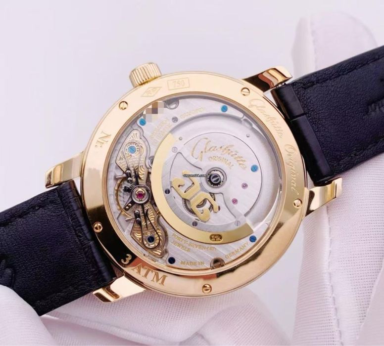 Золотые часы Glashutte PanoMaticLunarXL