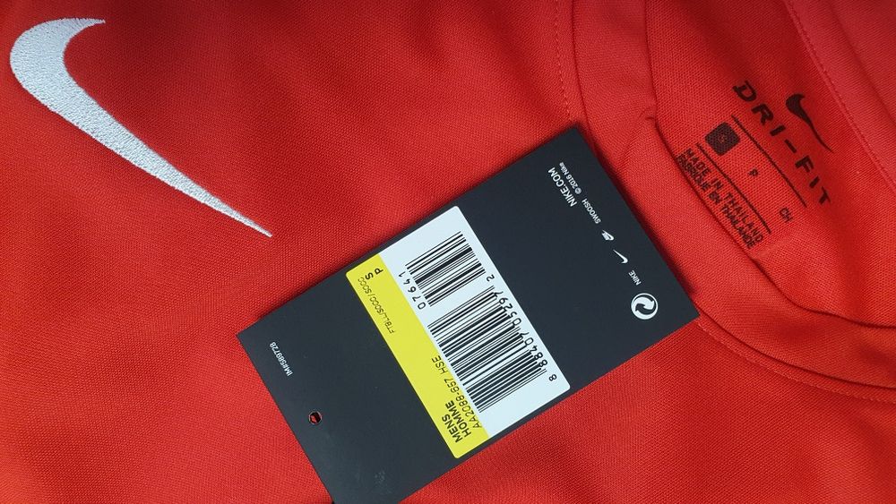 Bluza rosie barbati Nike AA2088-657 Dry Park 18 Crew Top marimea S