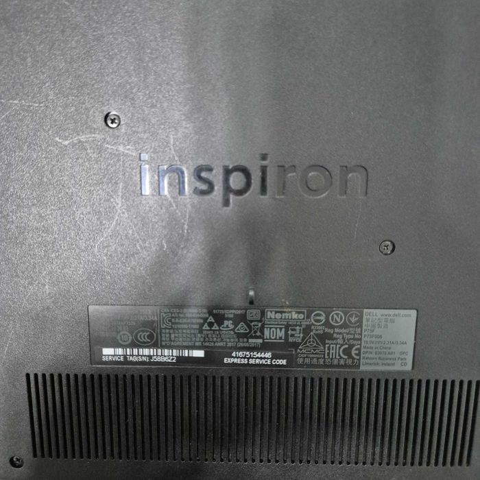 Laptop Dell  Inspiron 5584 Intel Core i3-8145U X2 3.9GHz 8GB 32144