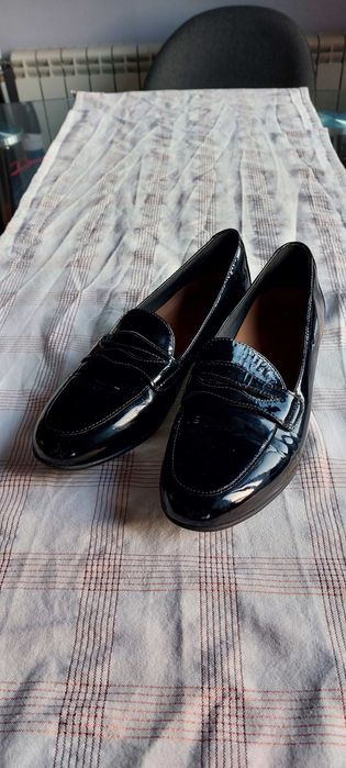 Дамски обувки естествена кожа Clark