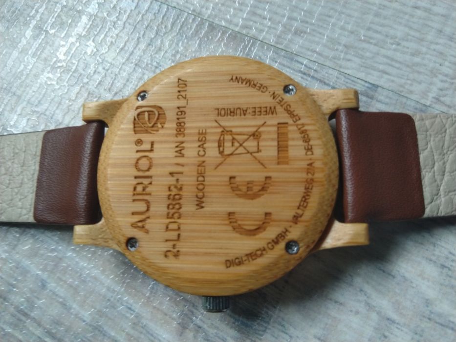 Ceas Gff si Auriol carcasa lemn