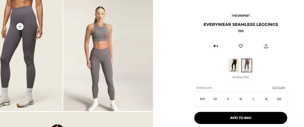 Премиум клинче Gymshark с висока талия - размер С - ново!