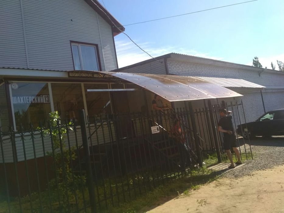 Навесы из поликарбоната.