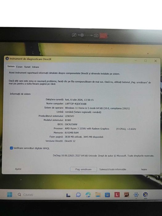 Lenovo Office Ryzen 3 8Gb Ram / Amanet Cashbook Braila Piata Mare