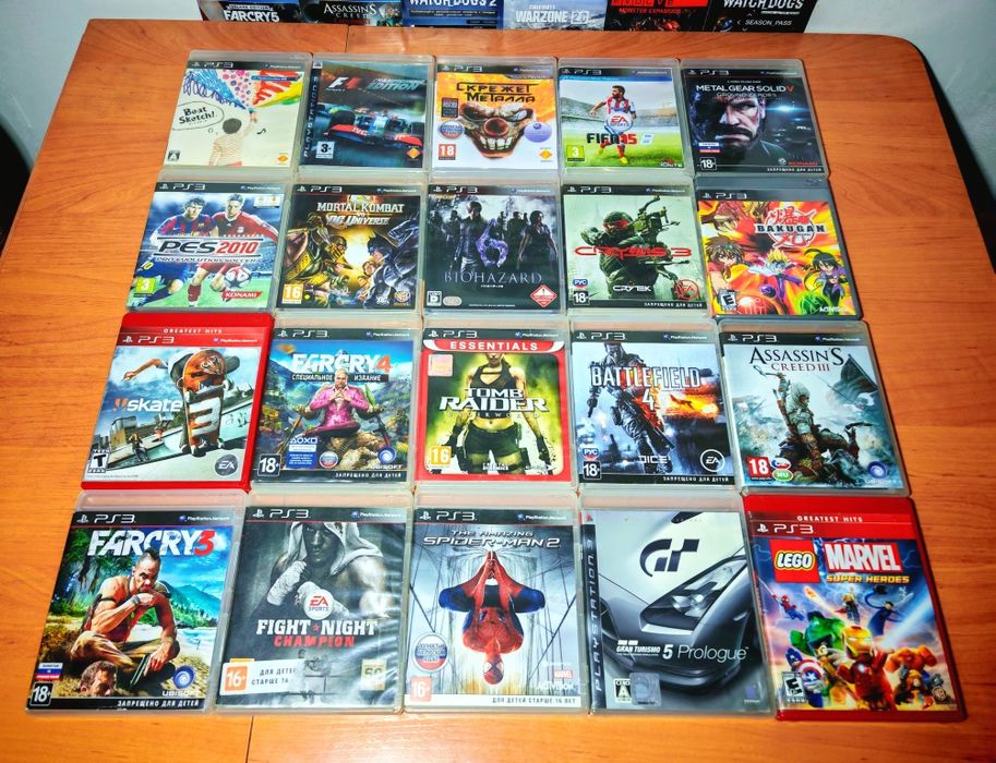 Оригинальные видеоигры PS3